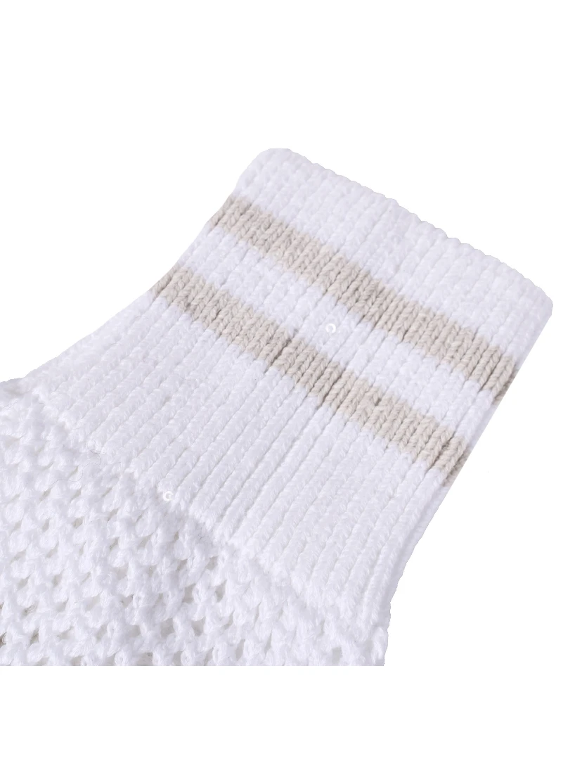 White Cotton Socks