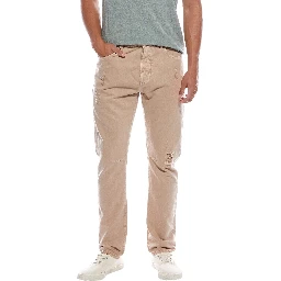 Beige Cotton Jeans Denim