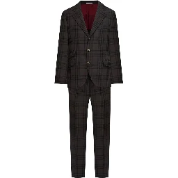Brown Wool Two-Piece Suit