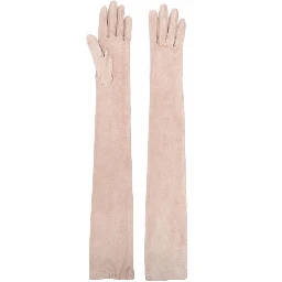 Bicolor Leather Gloves