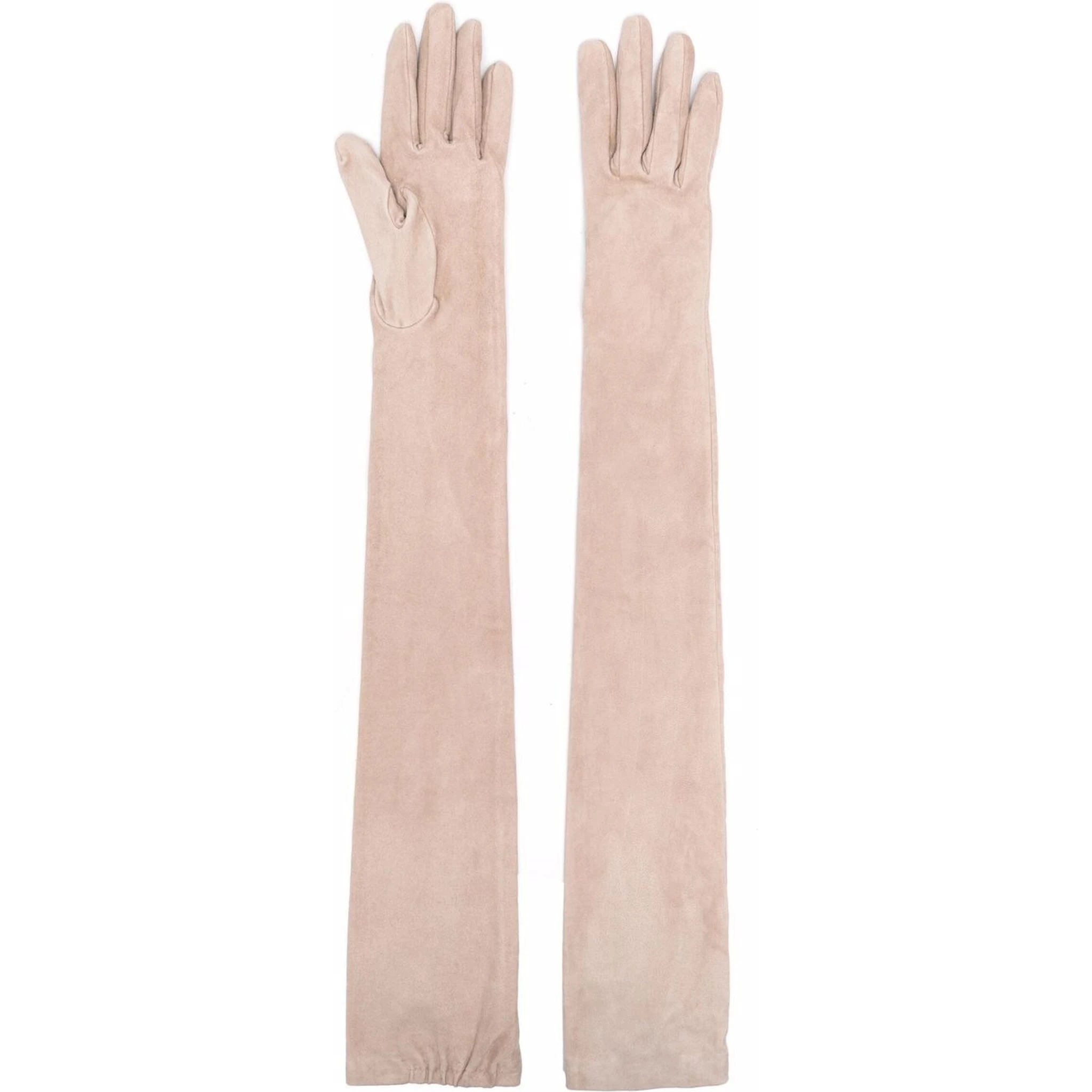 Bicolor Leather Gloves