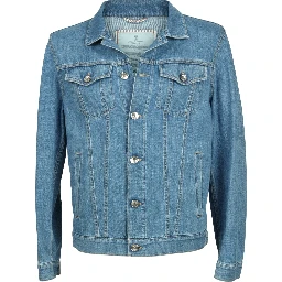 Light Blue Cotton Denim Jacket