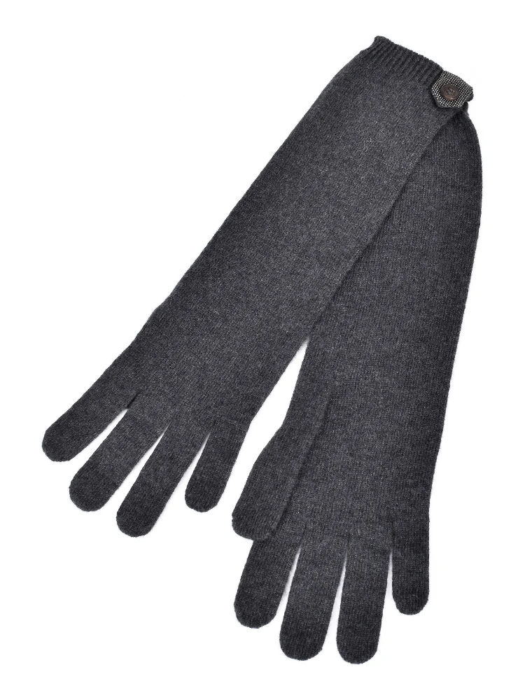 Black Cashmere Gloves