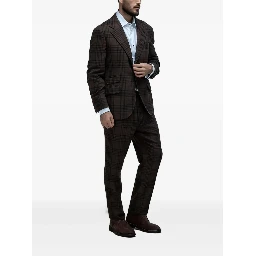 Brown Wool Two-Piece Suit