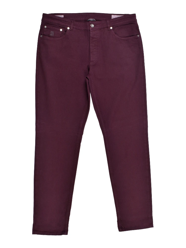 Burgundy Cotton Pants alternative