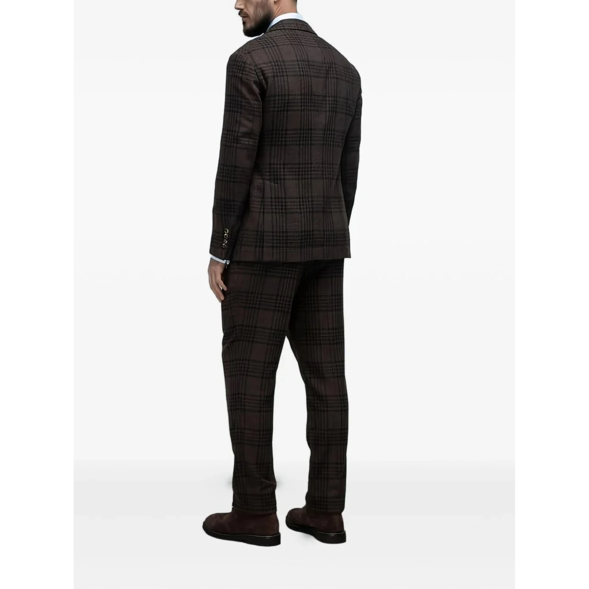 Brown Wool Two-Piece Suit