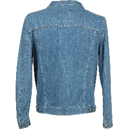 Light Blue Cotton Denim Jacket
