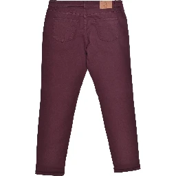 Burgundy Cotton Pants