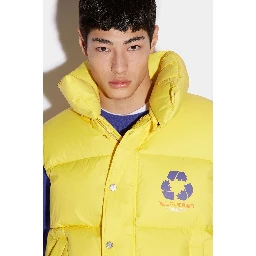 Yellow Fibres Sleveless Jacket