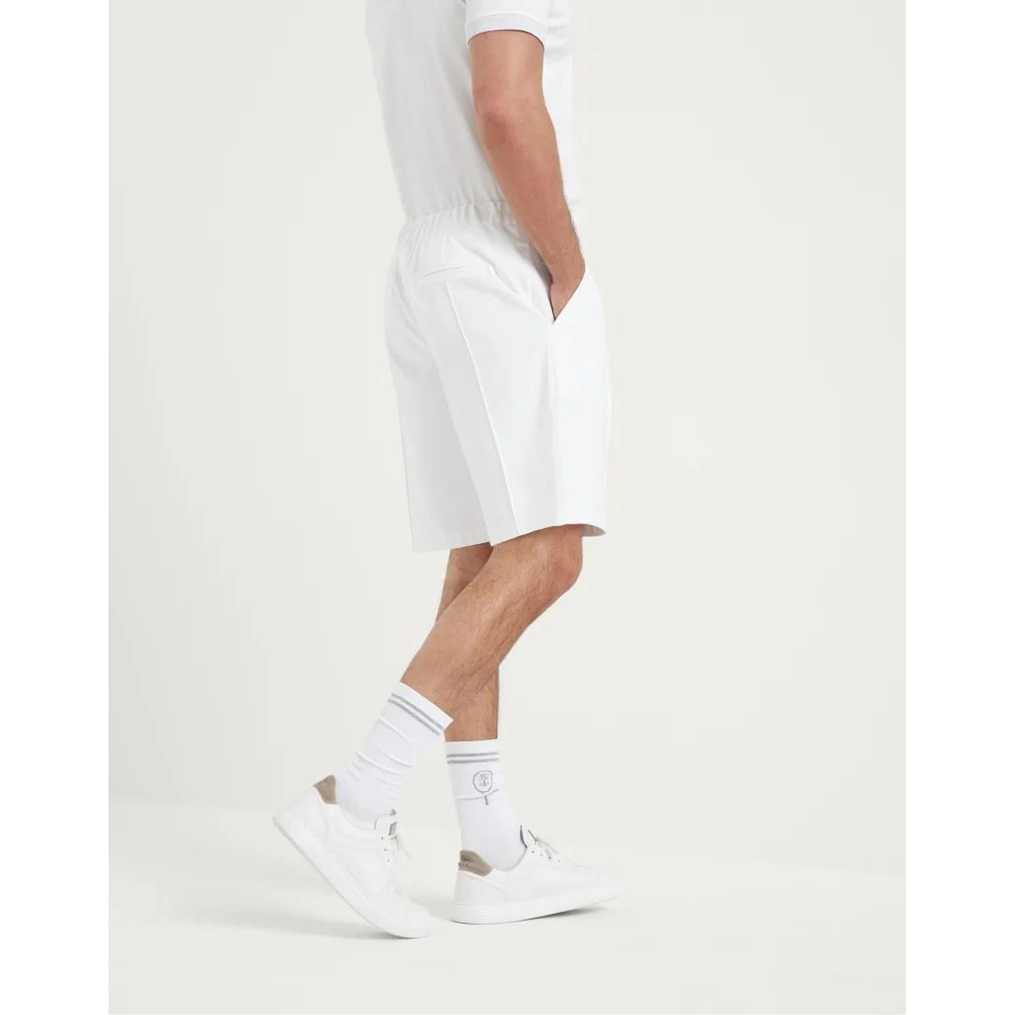 Multicolor Polyester Shorts