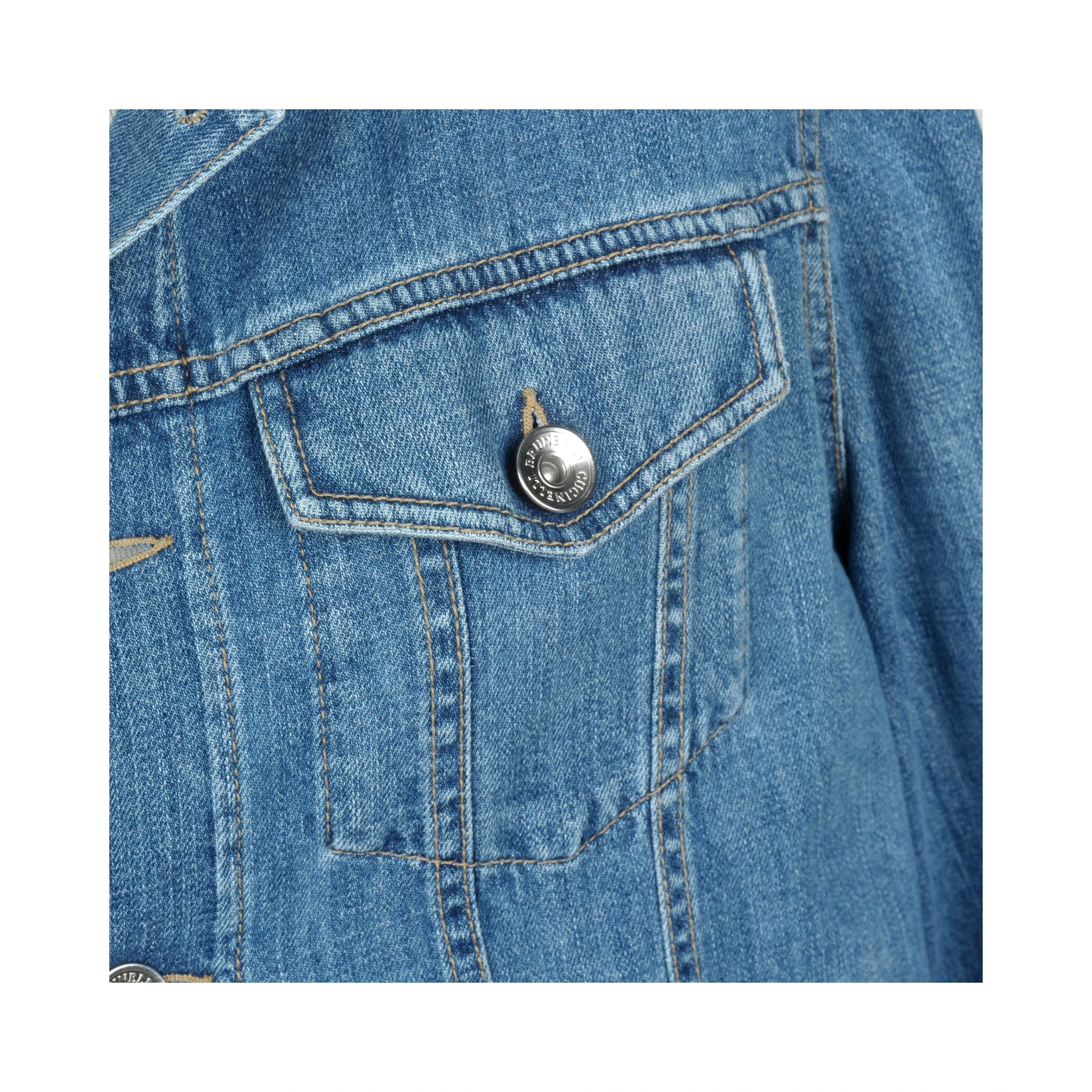 Light Blue Cotton Denim Jacket