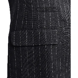 Black Linen Two-Piece Suit