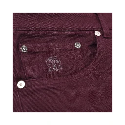 Burgundy Cotton Pants