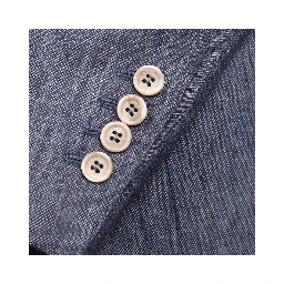 بليزر كتان أزرق