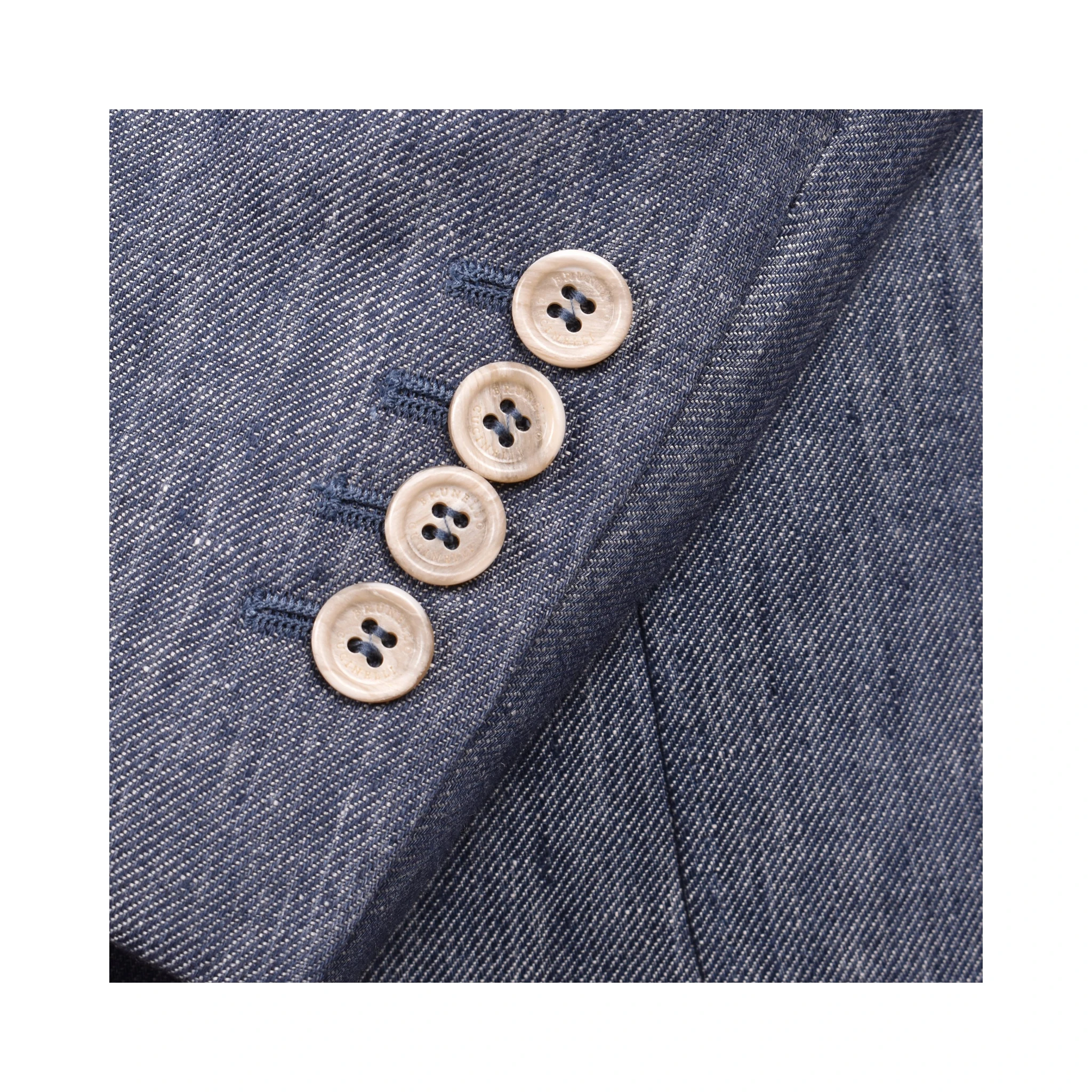 بليزر كتان أزرق