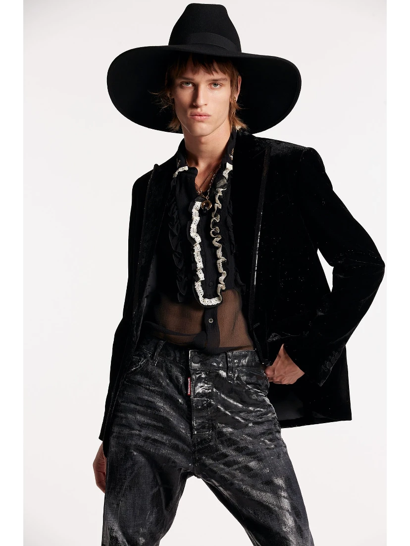 Black Fibres Blazer