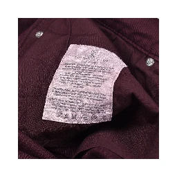 Burgundy Cotton Pants
