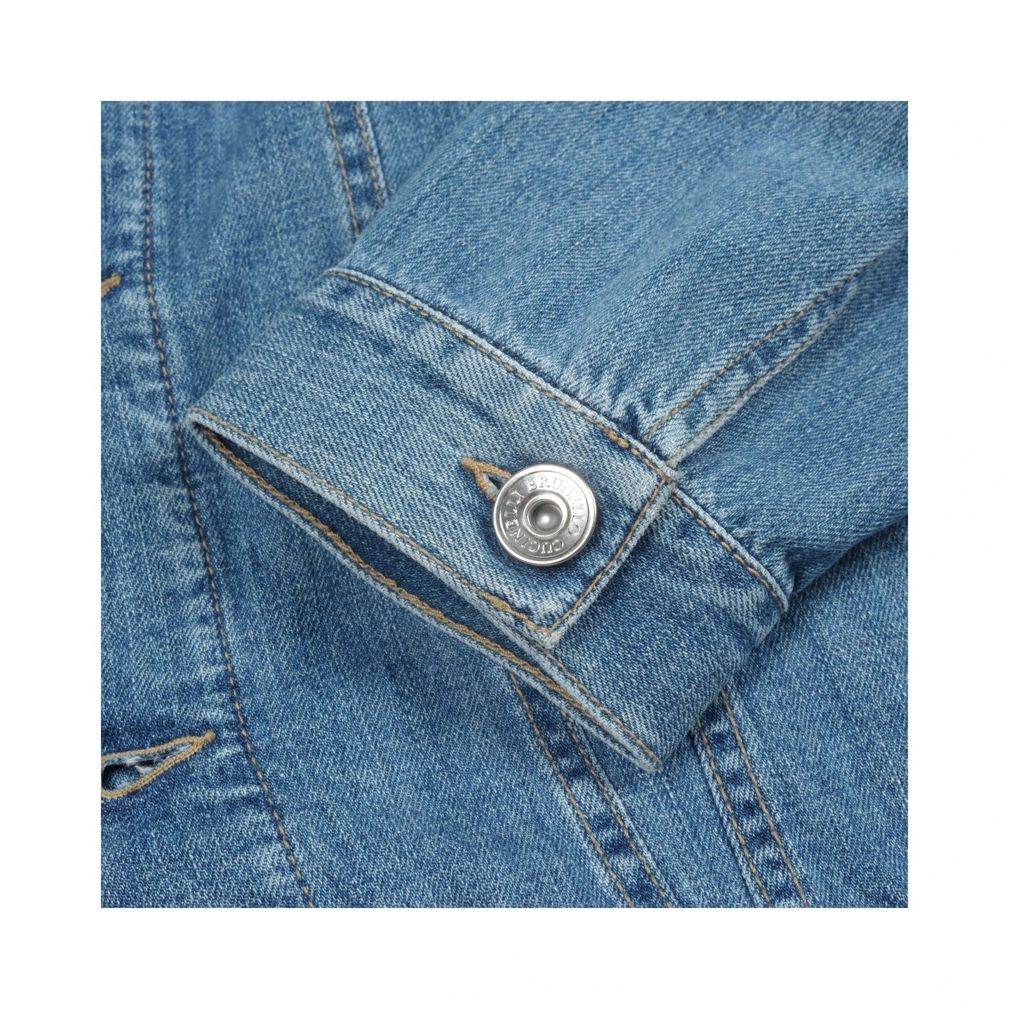 Light Blue Cotton Denim Jacket