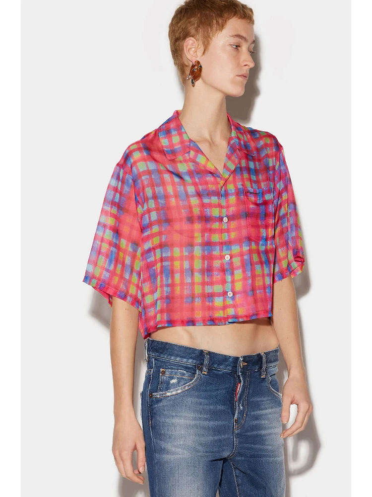 Multicolor Fibres Pattern Shirt