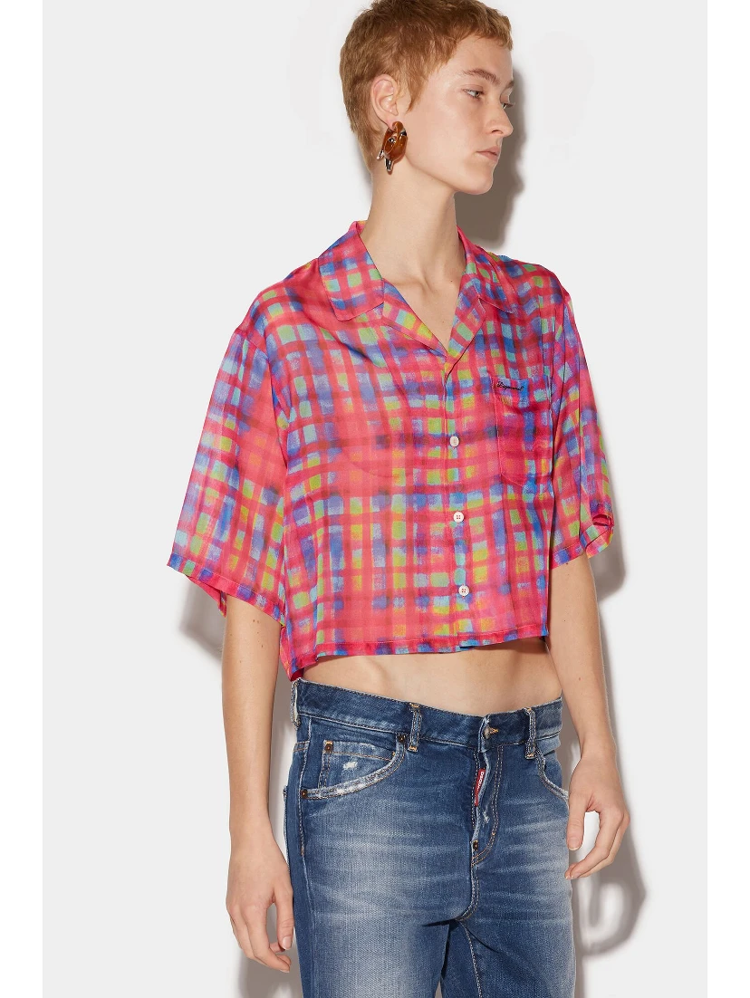 Multicolor Fibres Pattern Shirt