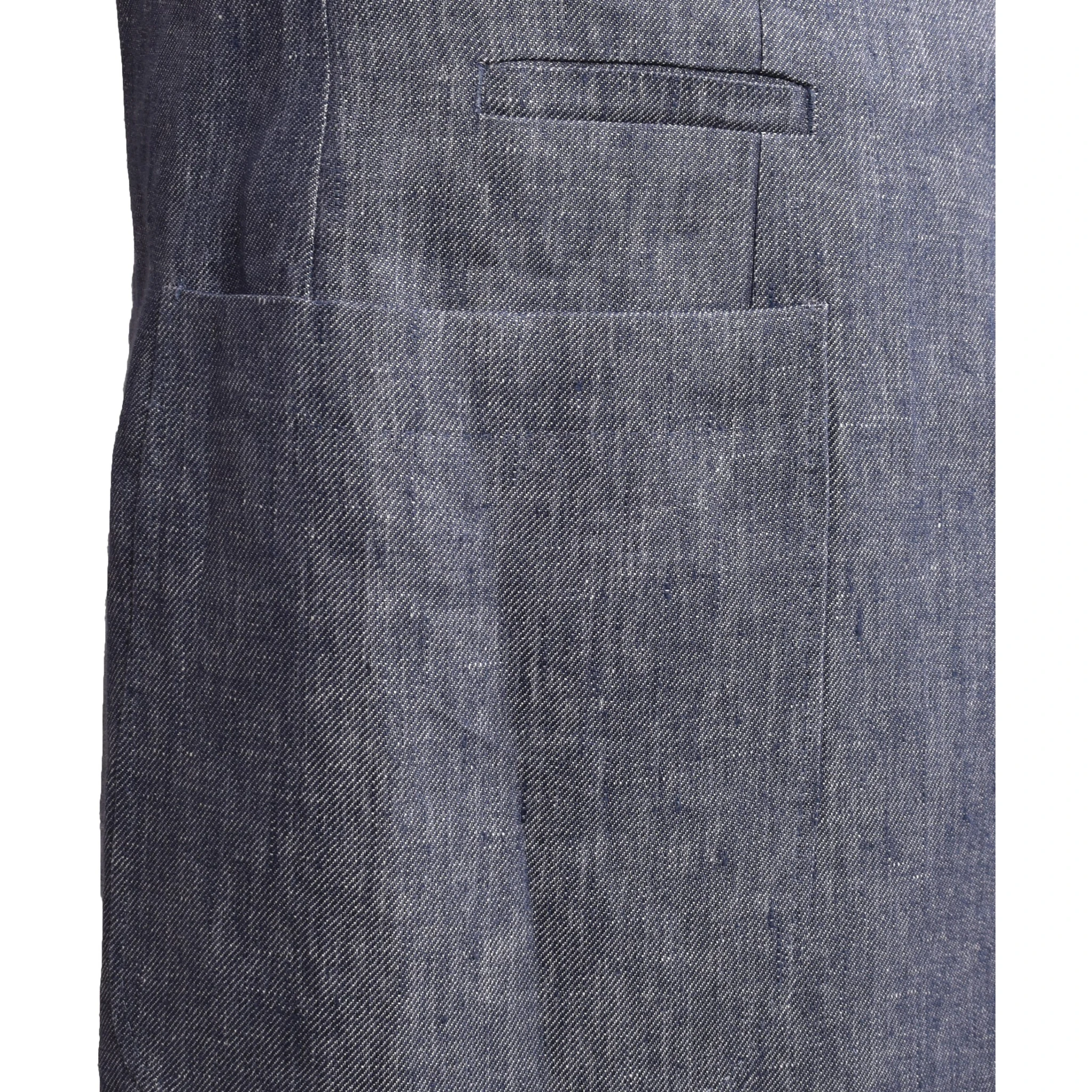 بليزر كتان أزرق