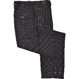 Black Linen Two-Piece Suit