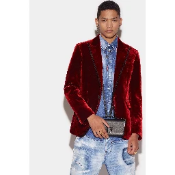 Burgundy Fibres Blazer