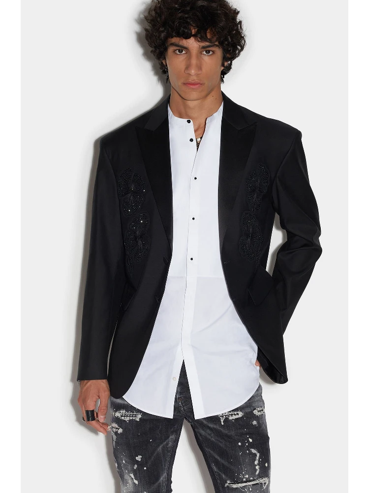 Black Fibres Blazer