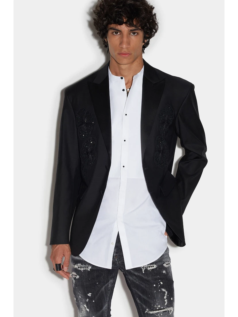Black Fibres Blazer