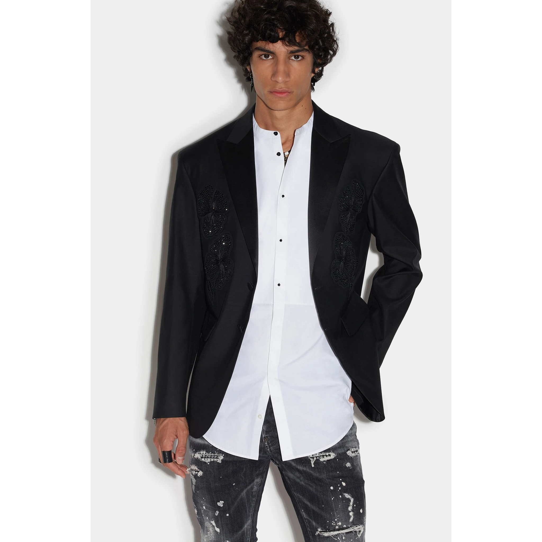 Black Fibres Blazer