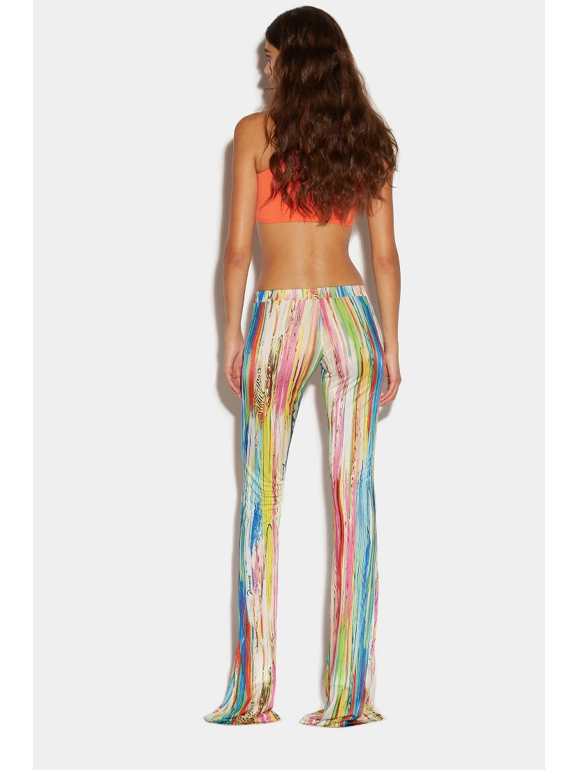 Multicolor Fibres Casual Pants