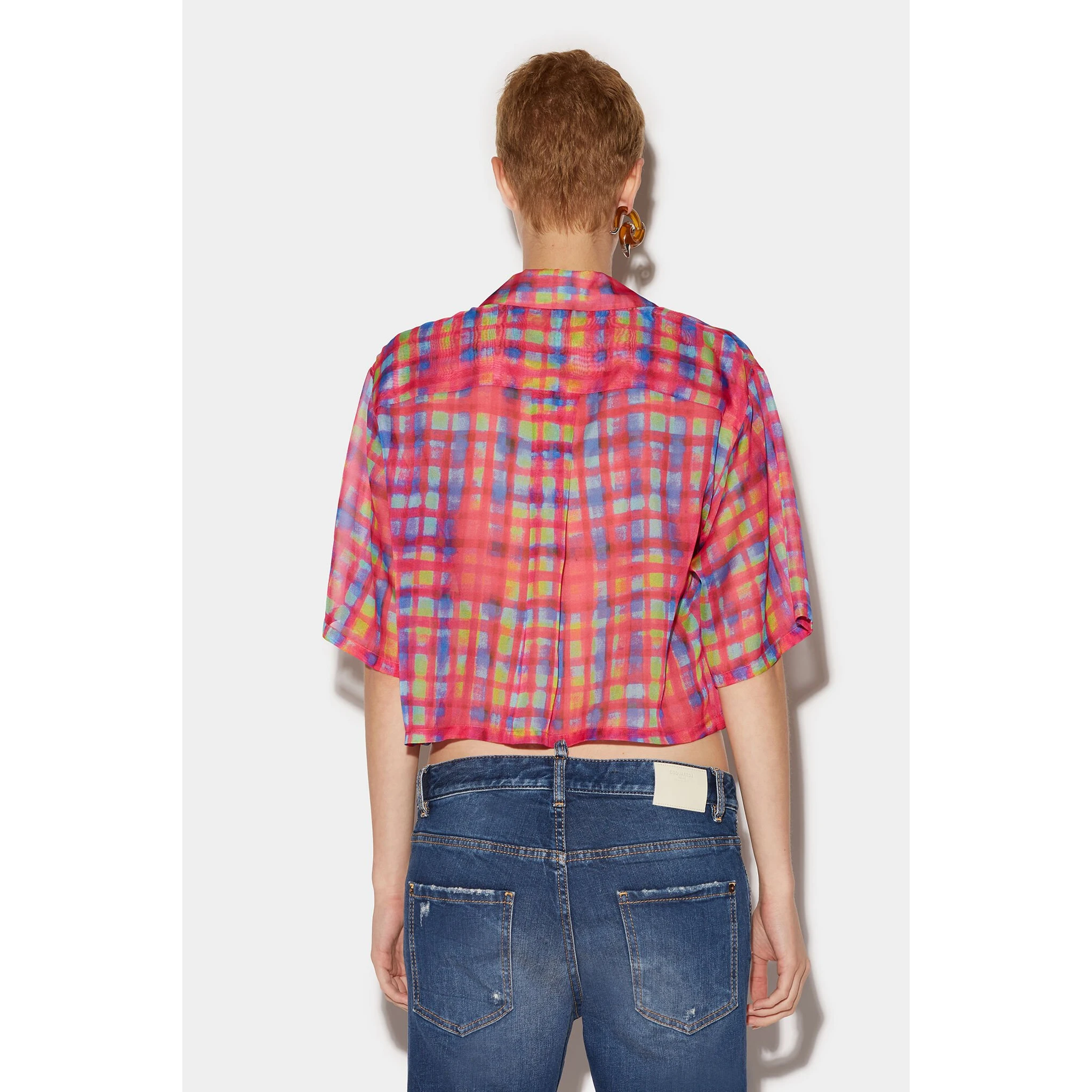 Multicolor Fibres Pattern Shirt
