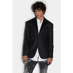 Black Fibres Blazer