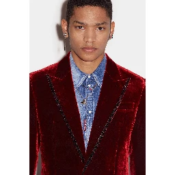 Burgundy Fibres Blazer