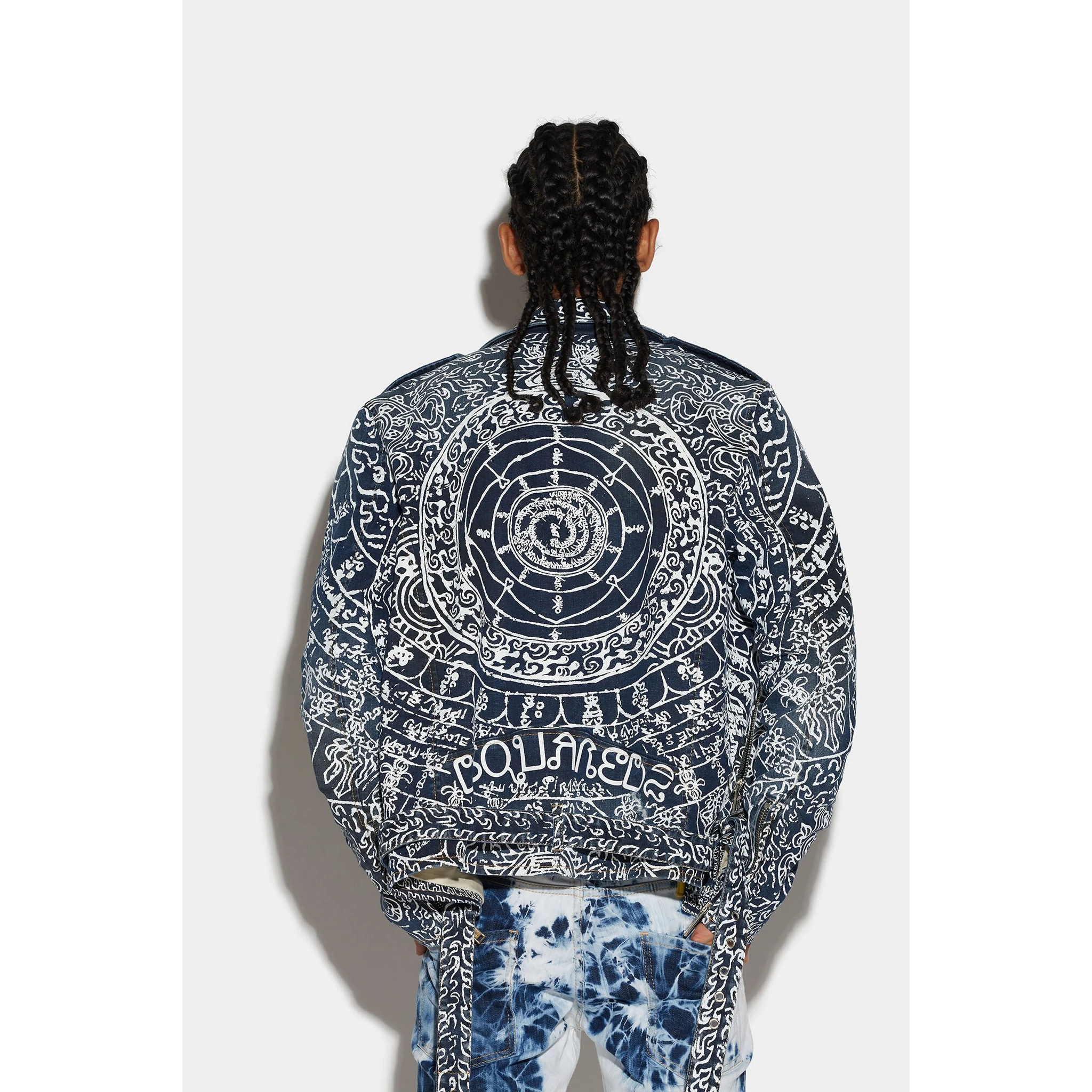 Blue Fibres Biker Jacket