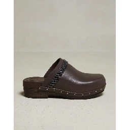 Natural Leather Clogs