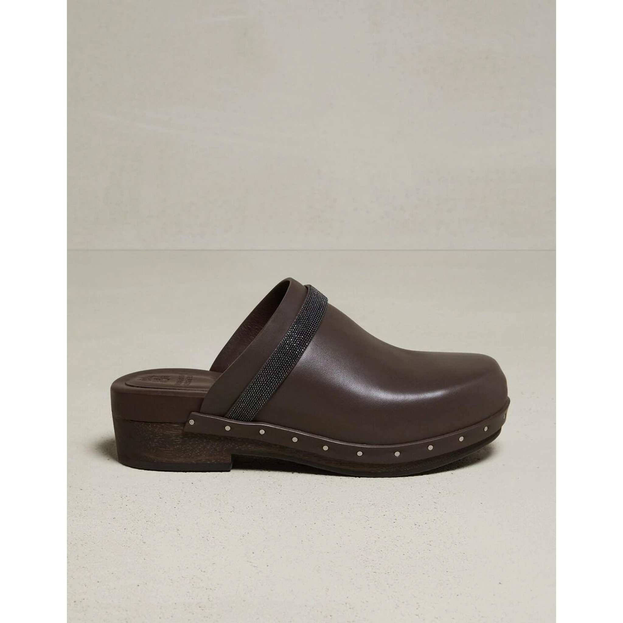 Natural Leather Clogs