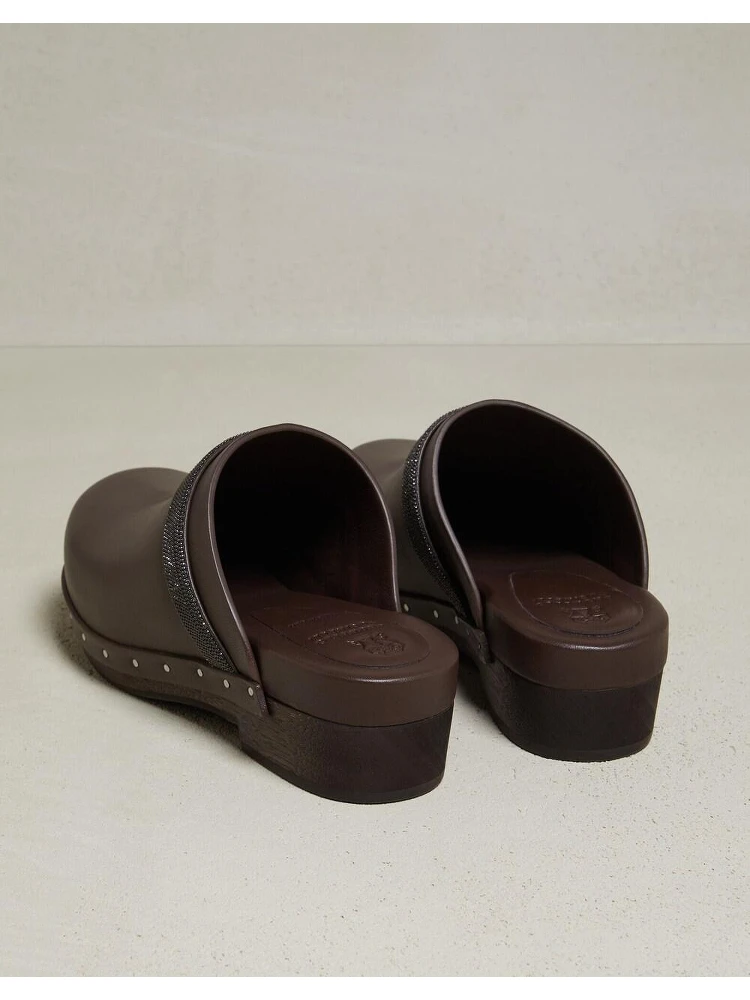 Natural Leather Clogs alternative