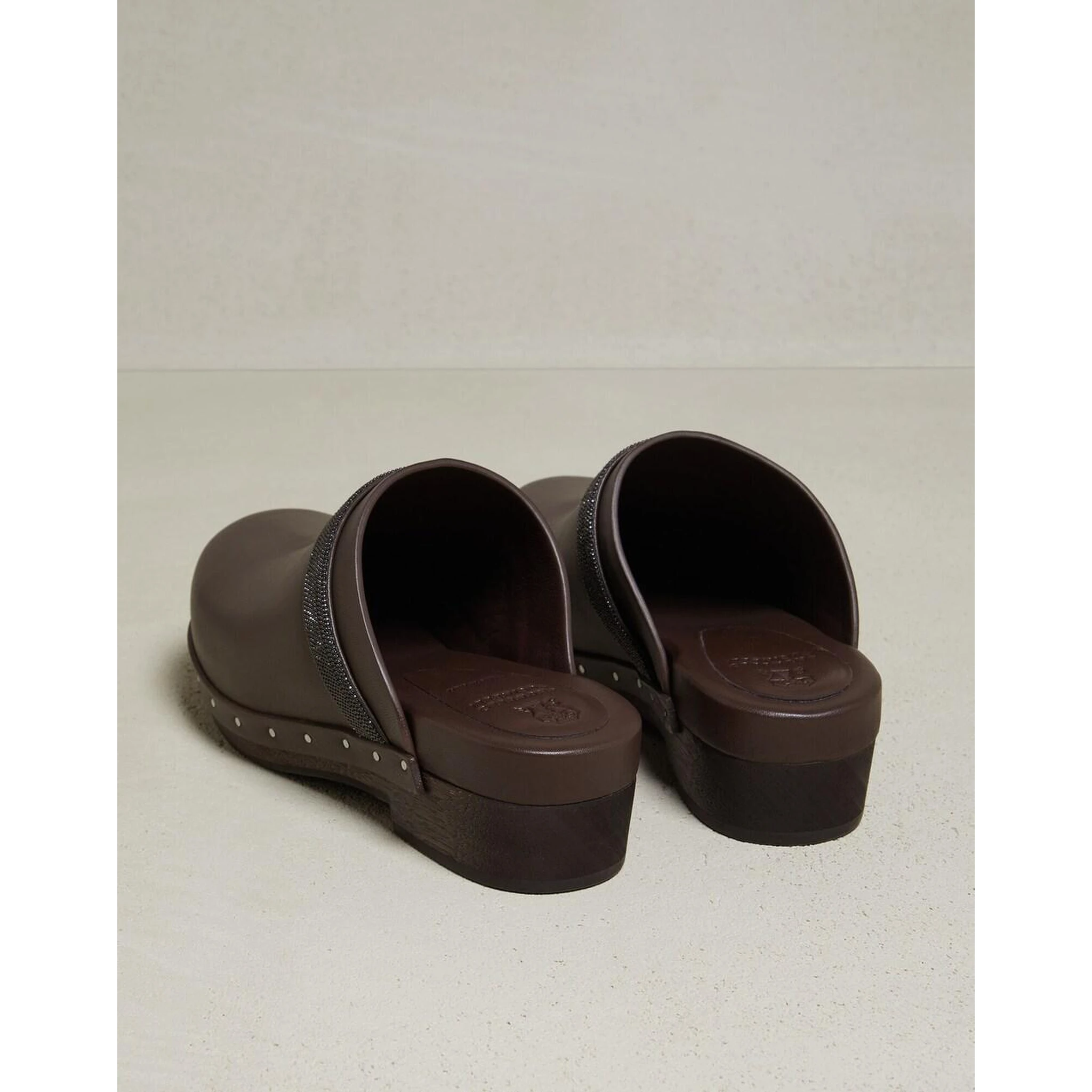 Natural Leather Clogs