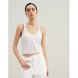 White Cotton Tank Tops