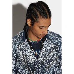 Blue Fibres Biker Jacket