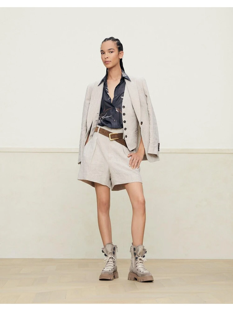 Multicolor Silk Pattern Shirt