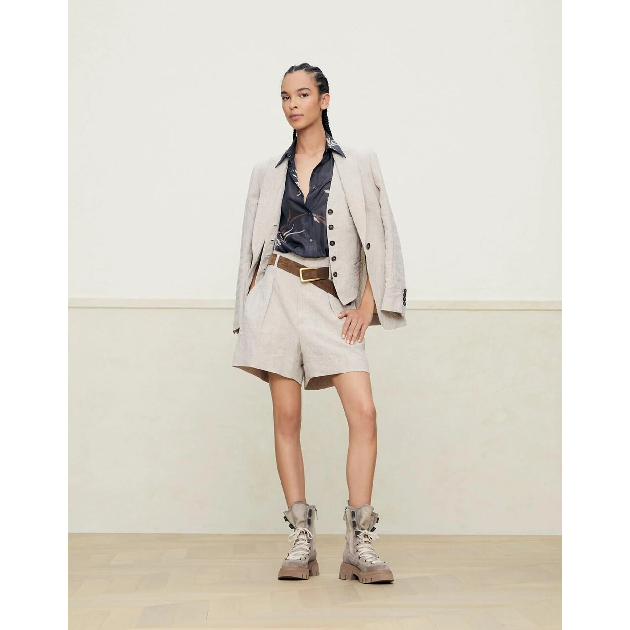 Multicolor Silk Pattern Shirt