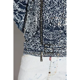 Blue Fibres Biker Jacket