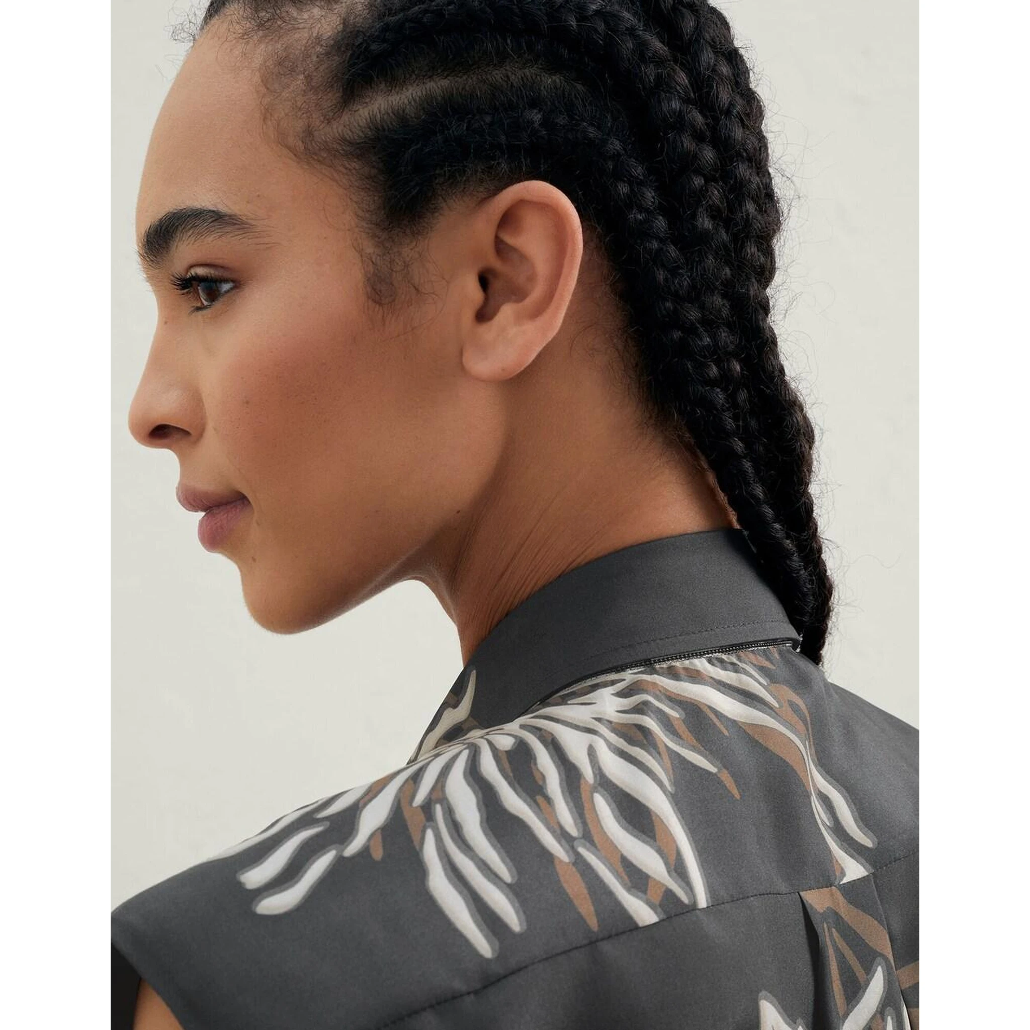 Multicolor Silk Pattern Shirt