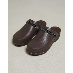 Natural Leather Clogs