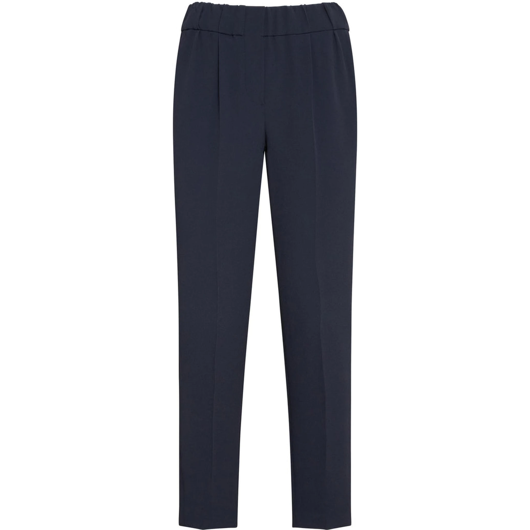 Blue Acetate Casual Pants