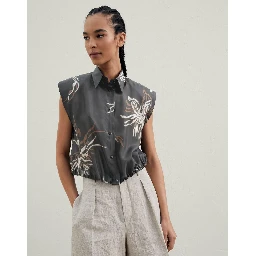 Multicolor Silk Pattern Shirt