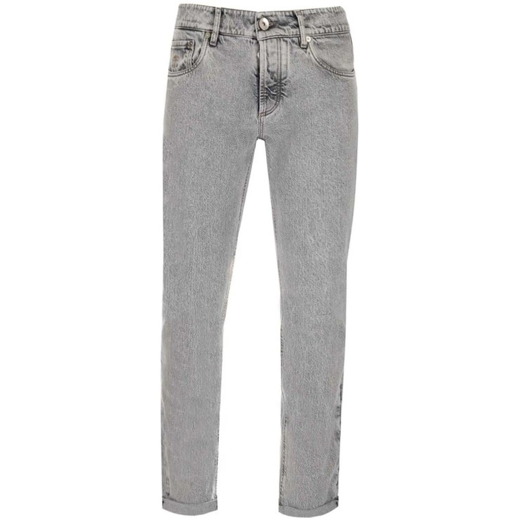 Black Cotton Slim Fit Jeans