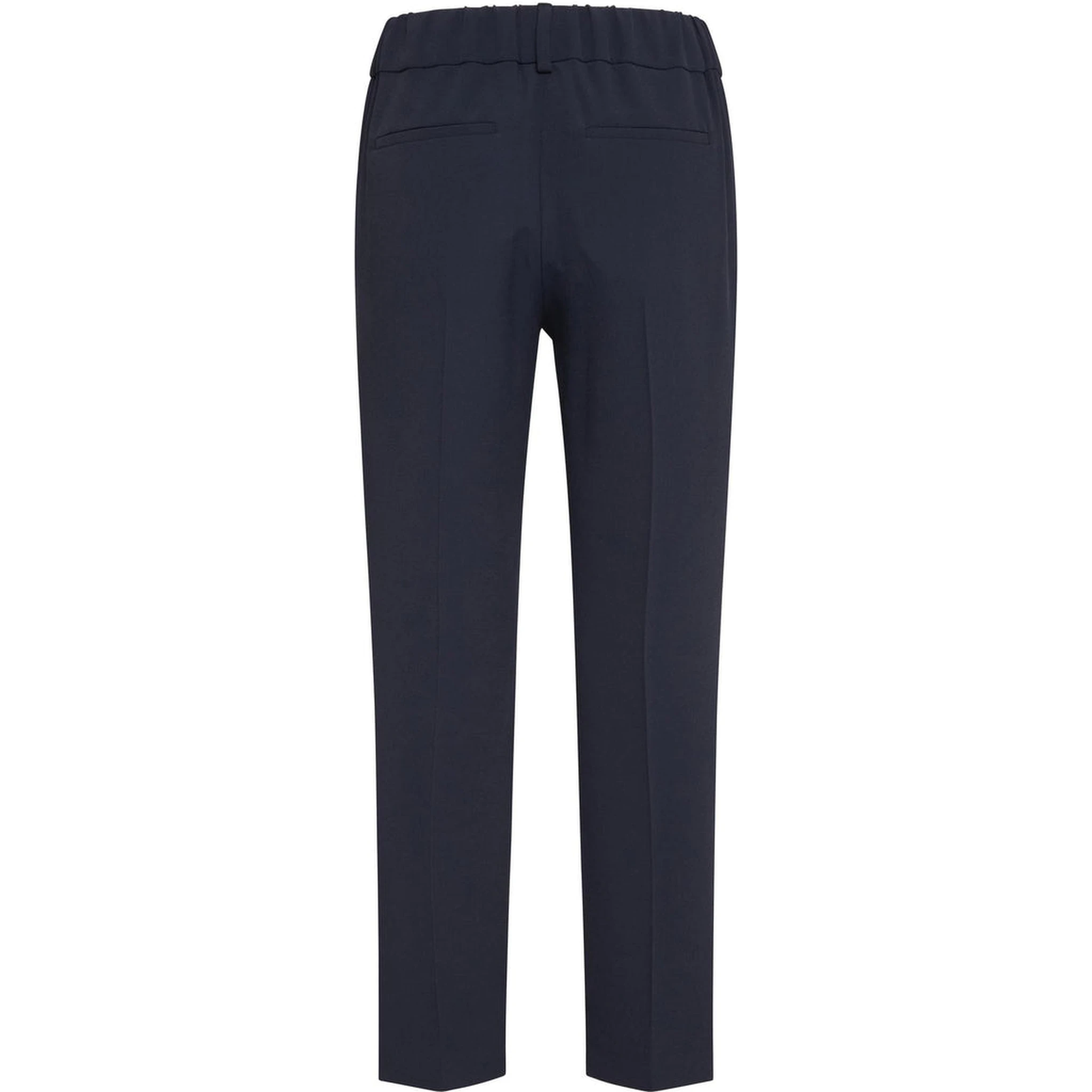 Blue Acetate Casual Pants